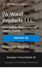 Mobile Screenshot of jwwoodproducts.com